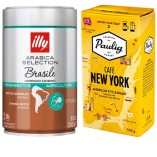 Кофе молотый illy и Paulig